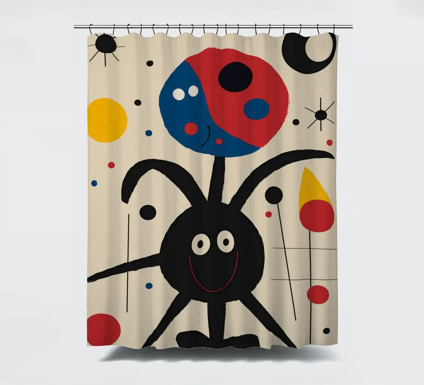 Jumpy molecule Duschvorhang von Little Dean