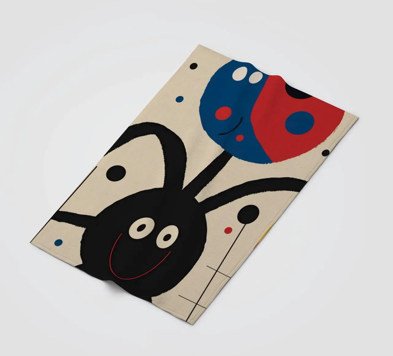 Jumpy molecule Fleecedecke von Little Dean