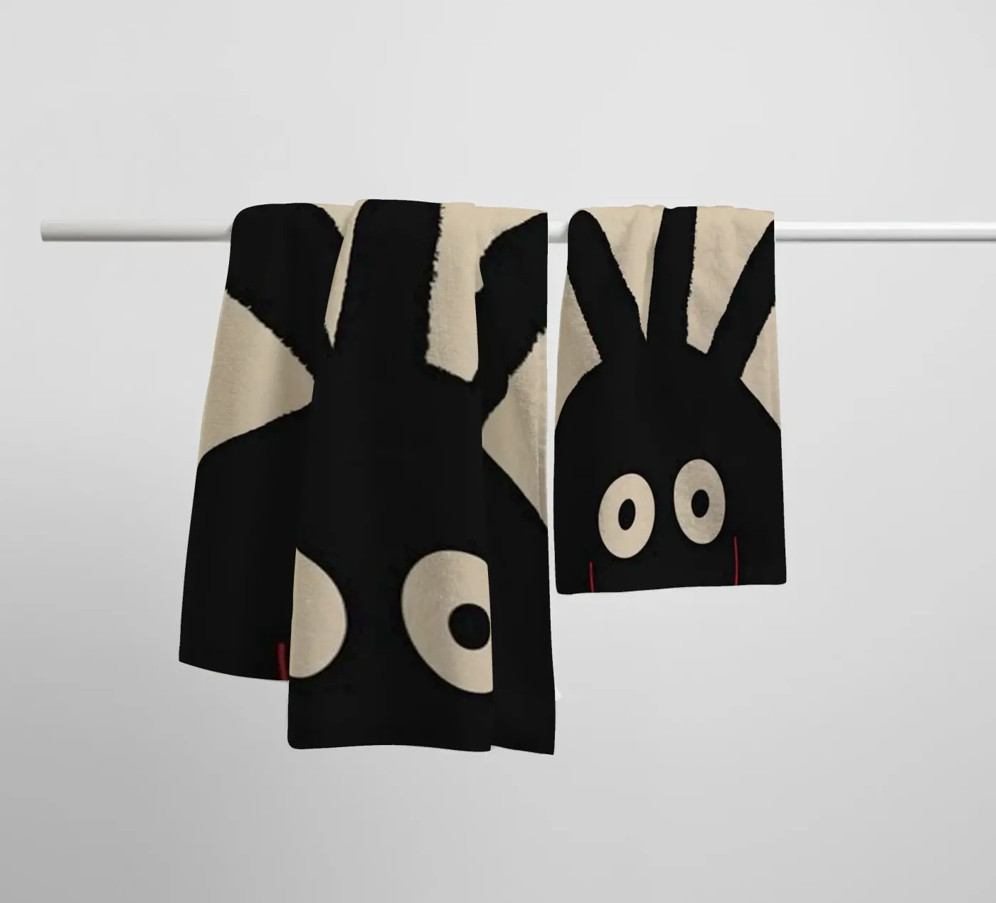 Jumpy molecule badhanddoek van Little Dean