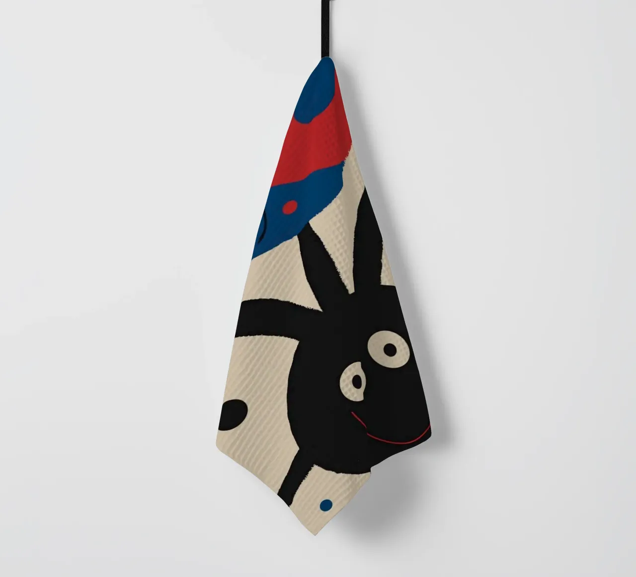 Jumpy molecule Geschirrtuch von Little Dean