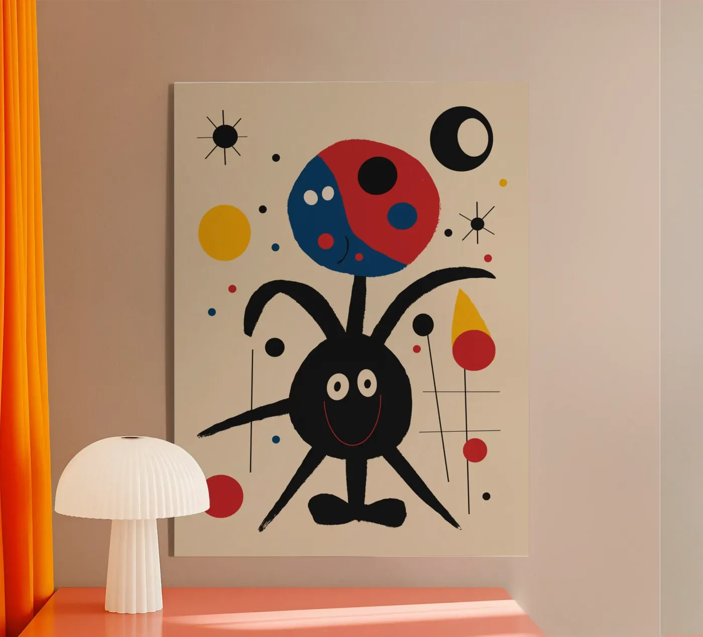 Jumpy molecule Acryl-Glas von Little Dean