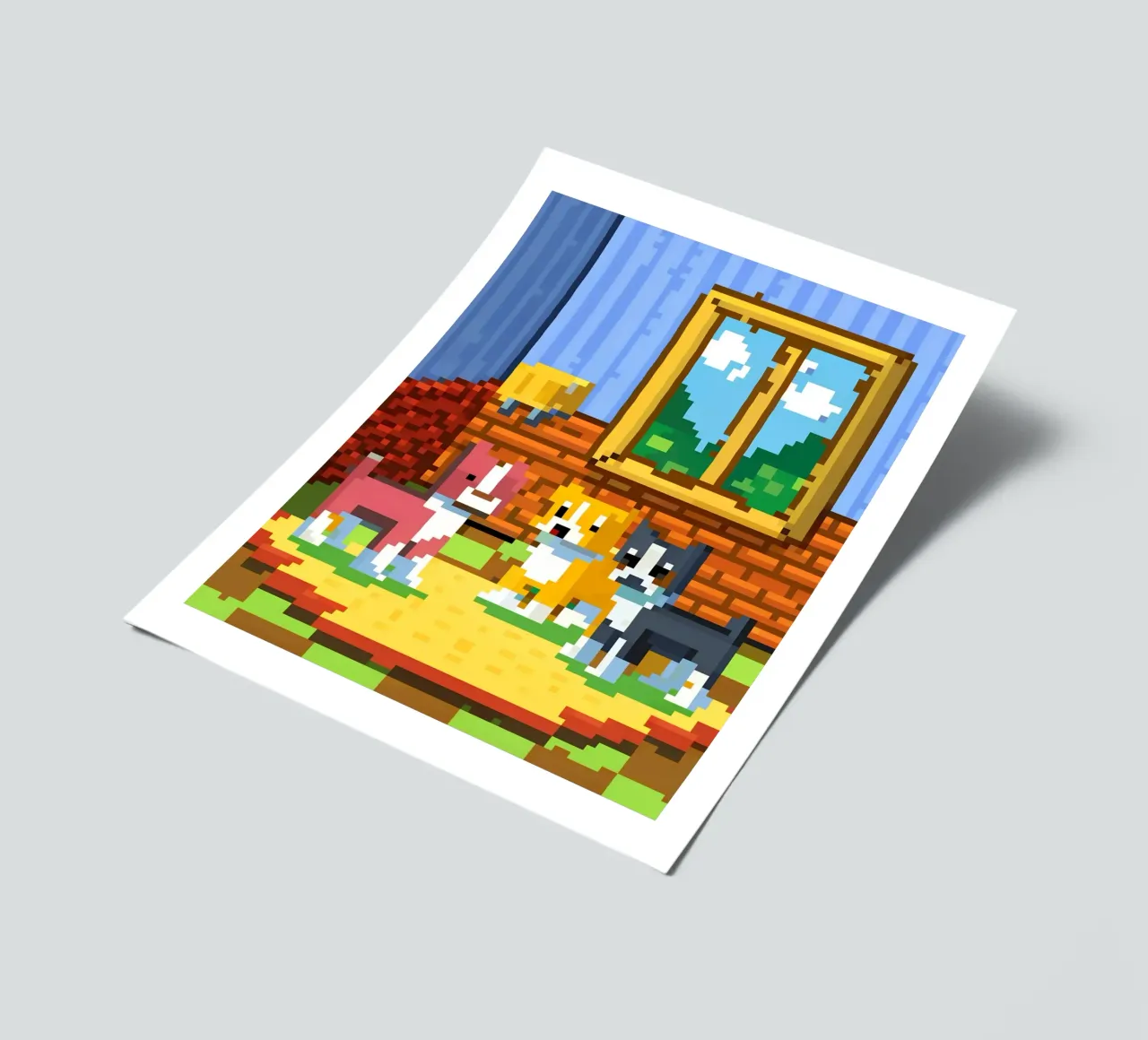Three Cute Cats sticker sheet by DOG AND CAT