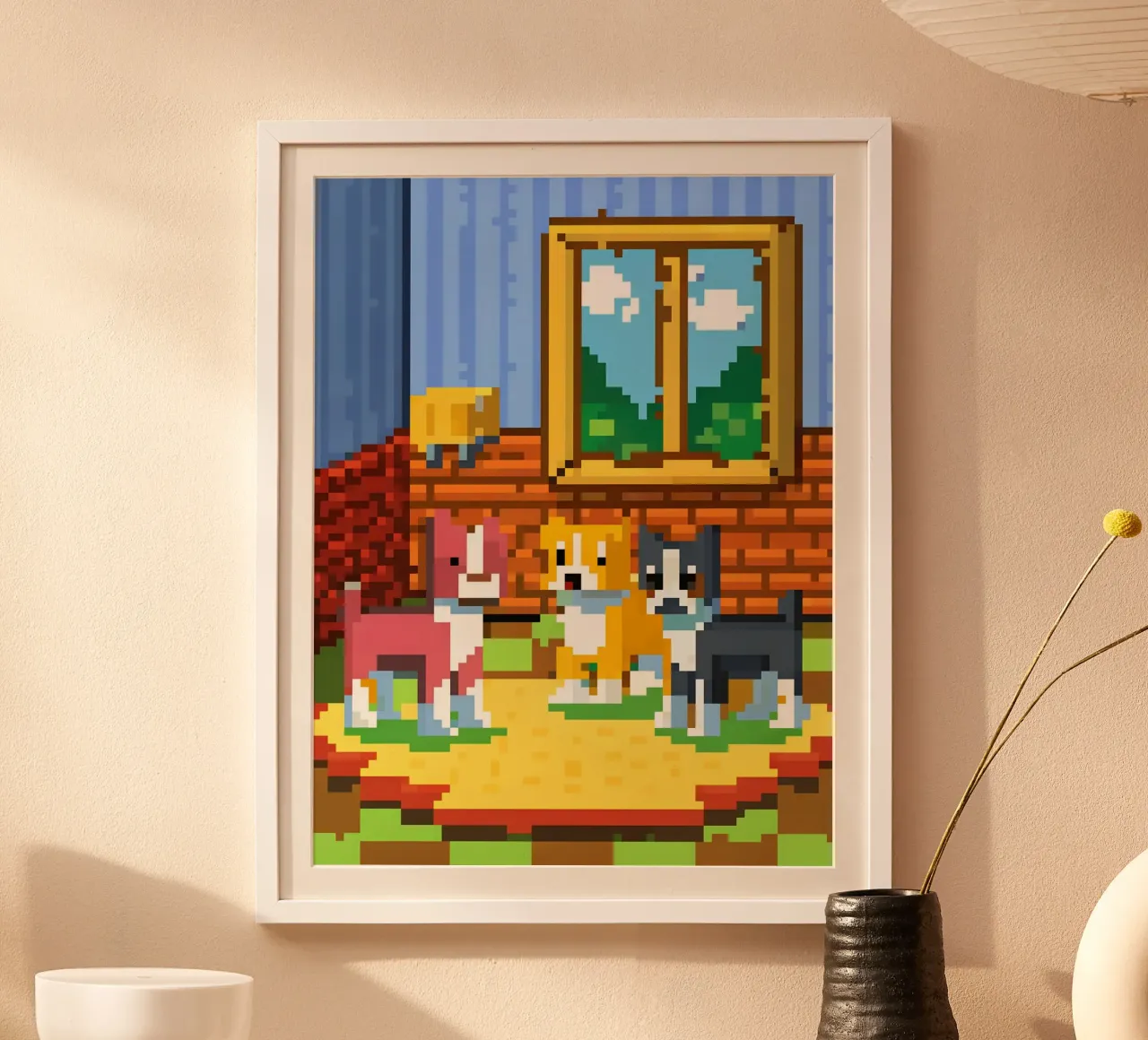 Three Cute Cats poster by DOG AND CAT