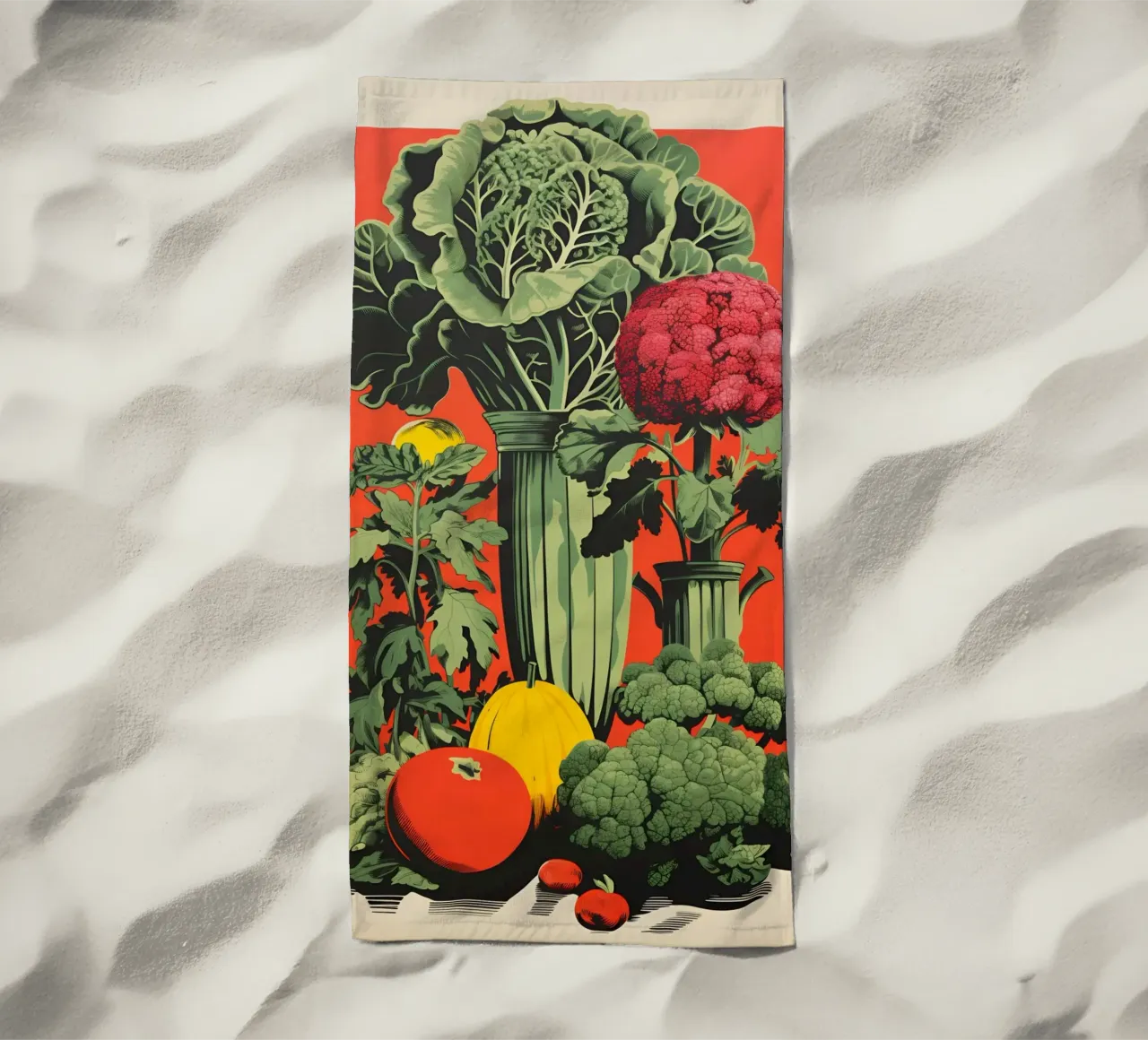 Verdure sane telo mare da Carinaprint