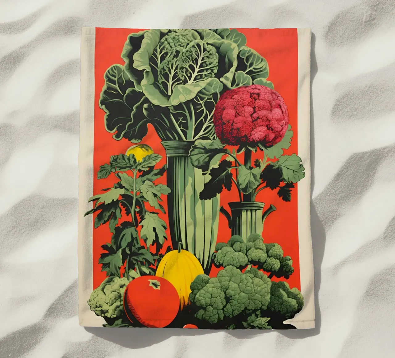 Verdure sane telo mare da Carinaprint