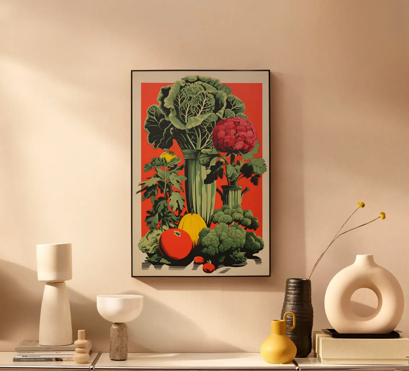 Healthy vegetables Acryl-Glas von Carinaprint