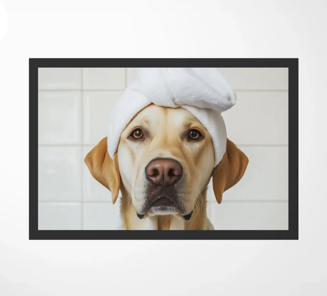 Benessere del Golden Retriever zerbino da Carinaprint