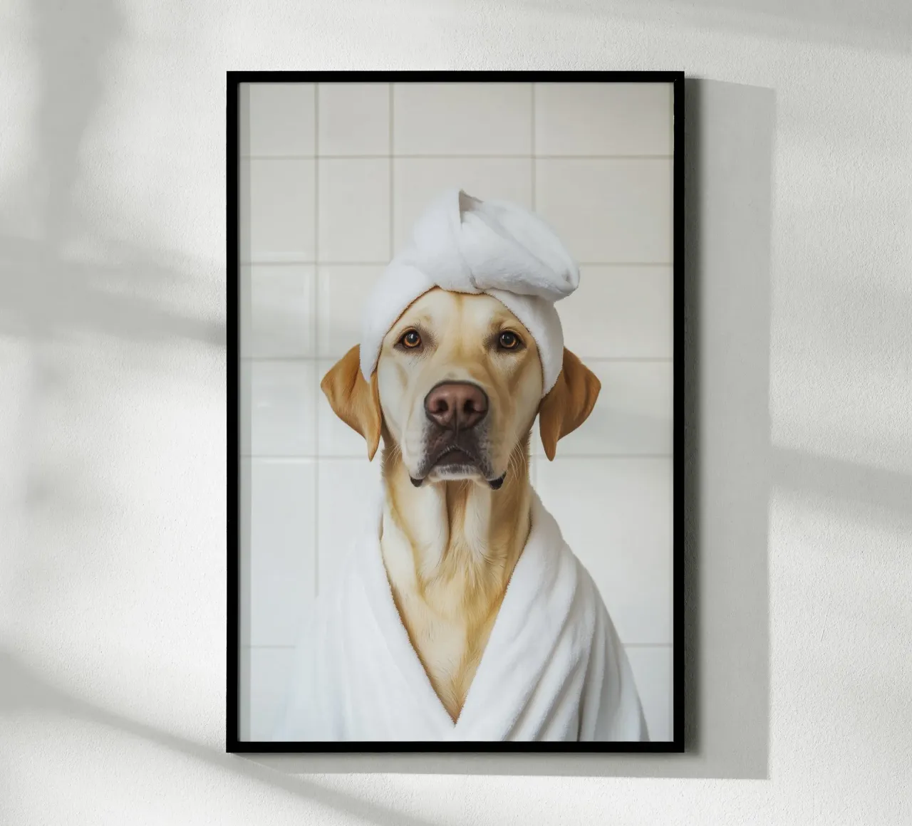 Benessere del Golden Retriever poster da Carinaprint