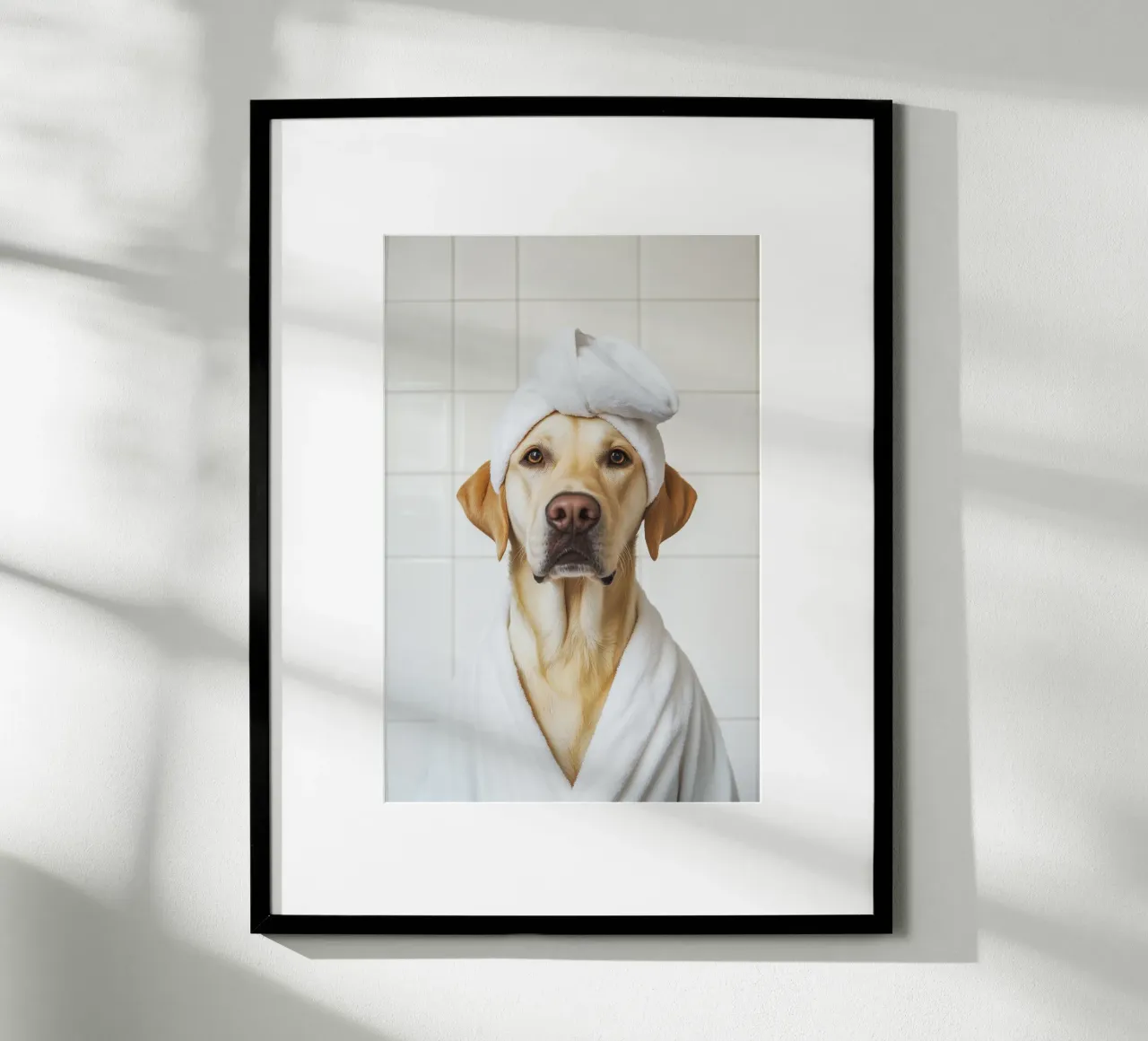 Benessere del Golden Retriever poster da Carinaprint