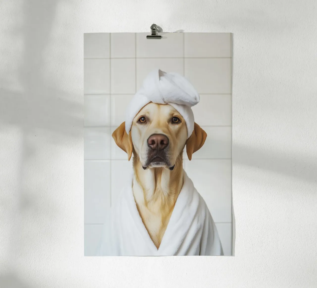 Benessere del Golden Retriever poster da Carinaprint