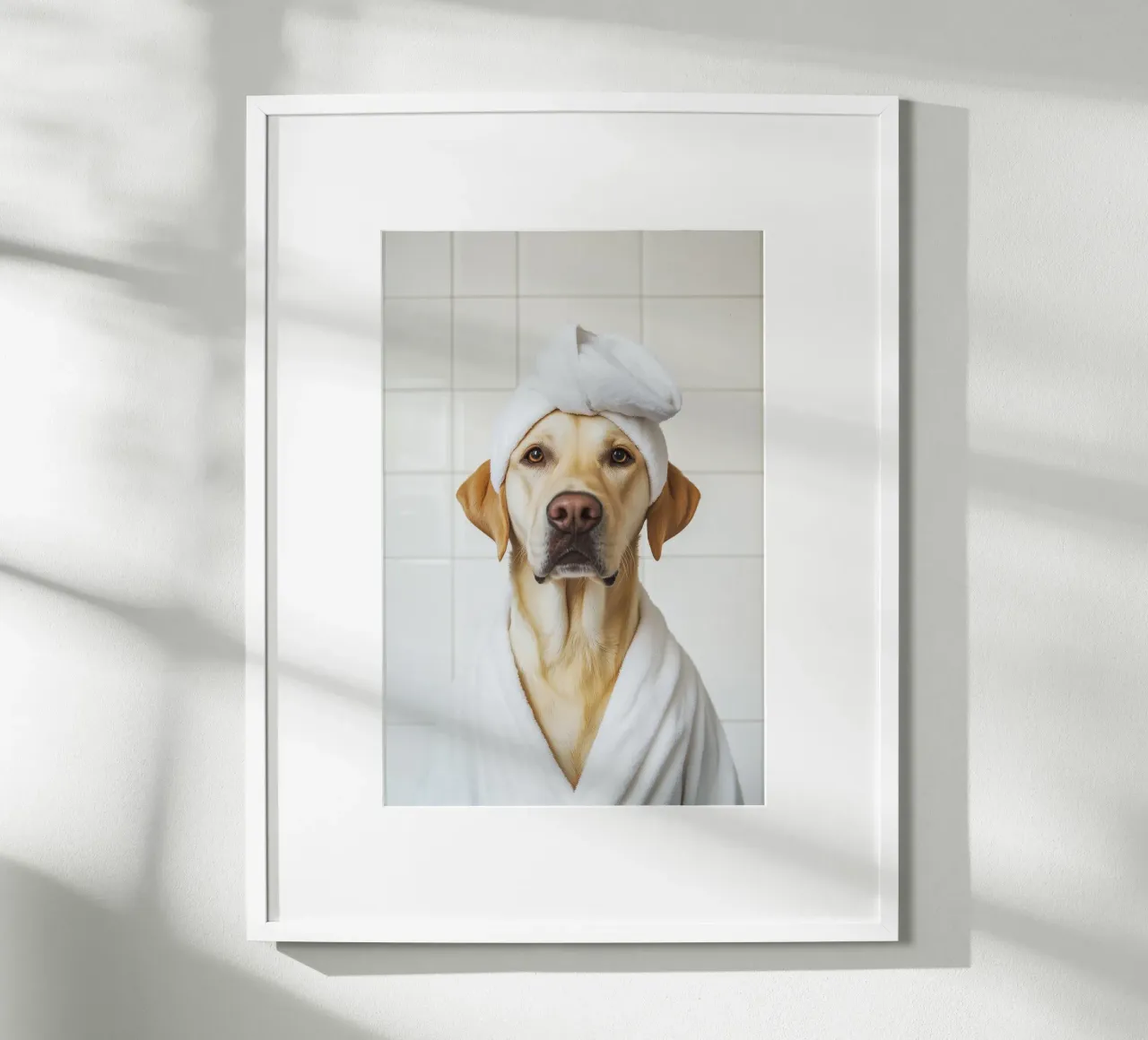 Benessere del Golden Retriever poster da Carinaprint