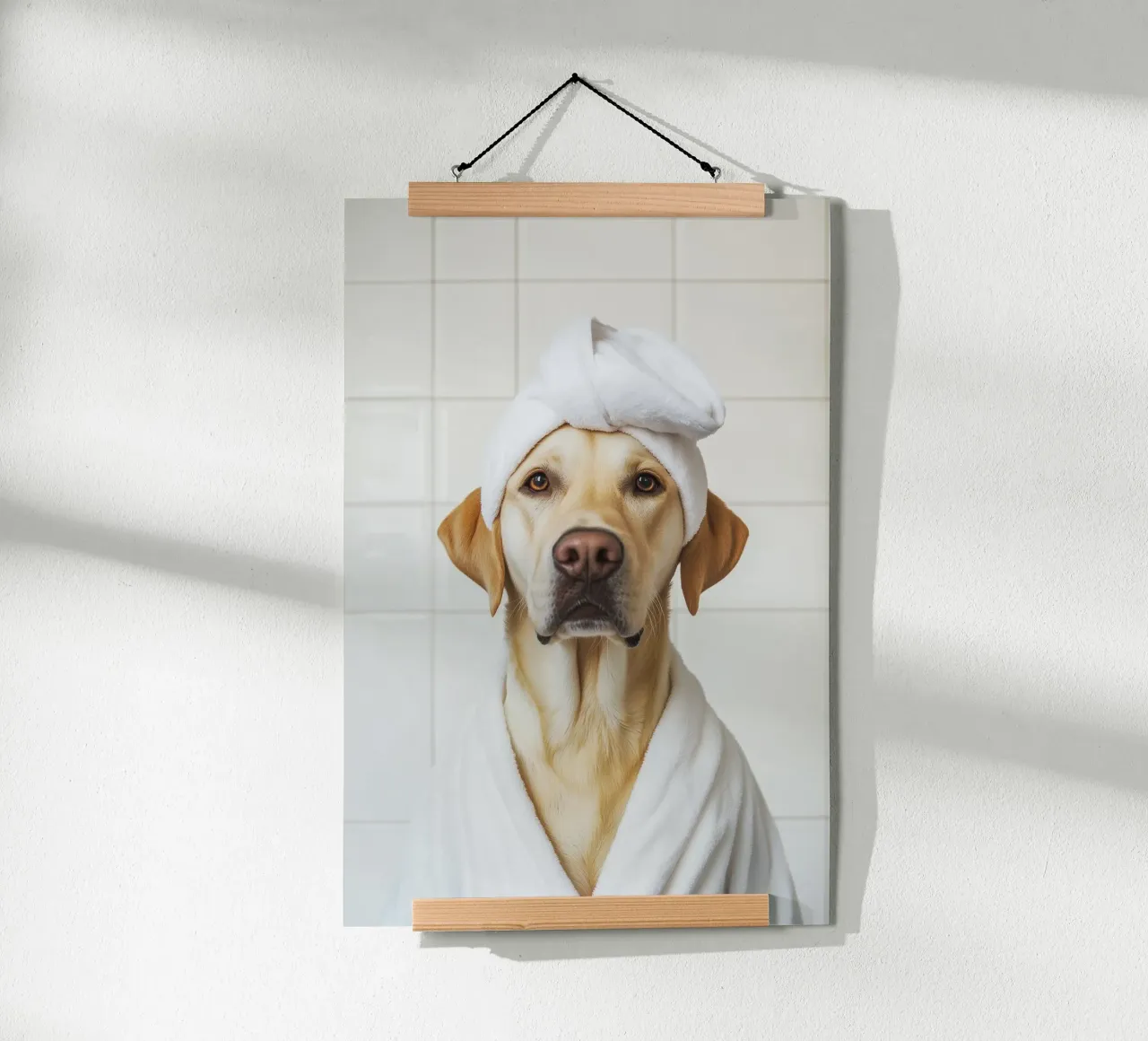 Benessere del Golden Retriever poster da Carinaprint