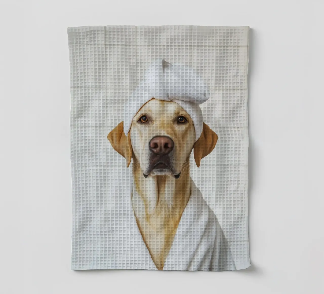 Benessere del Golden Retriever canovaccio da cucina da Carinaprint