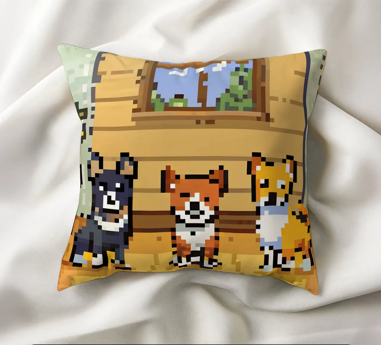 Tre cani carini cuscino da DOG AND CAT