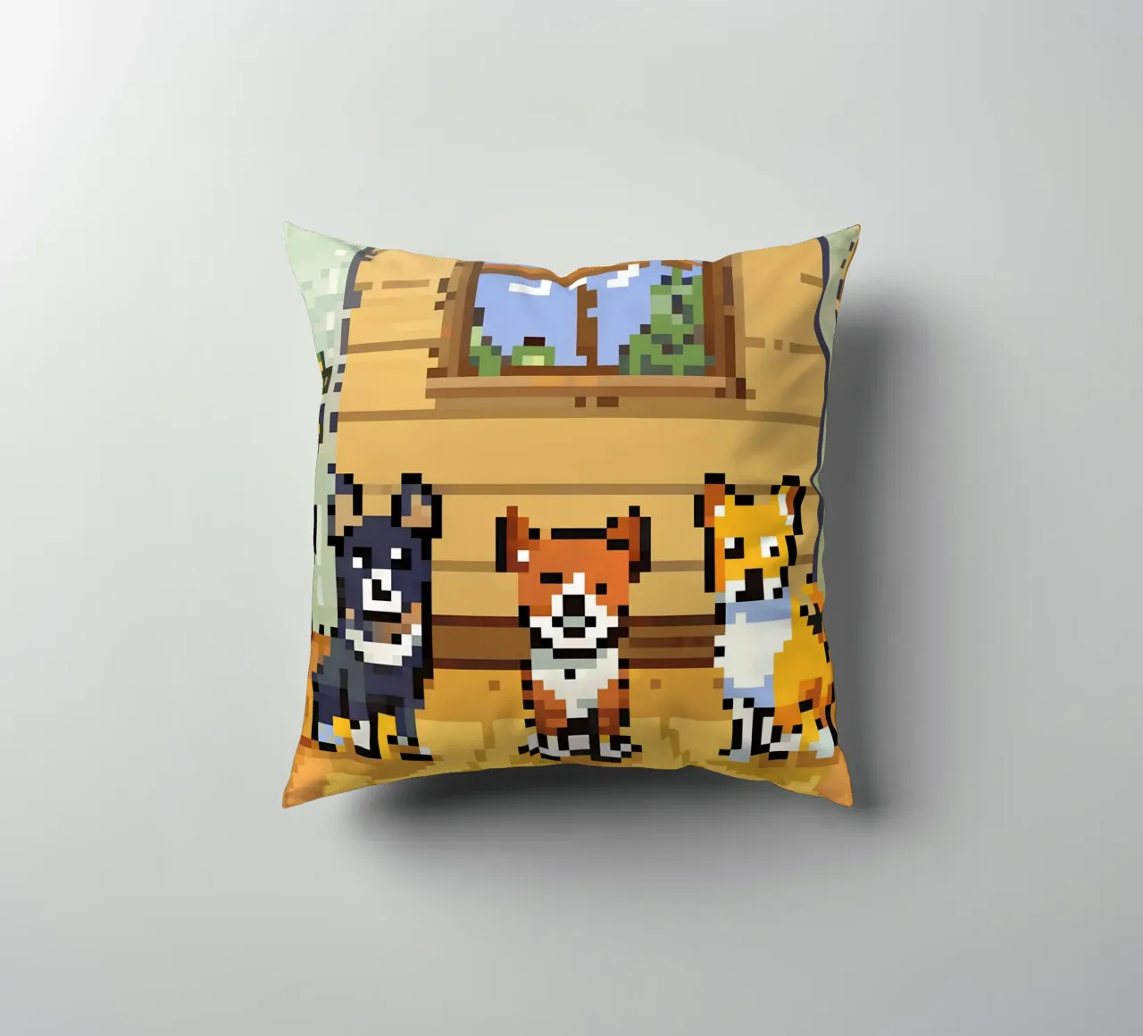 Tre cani carini cuscino da DOG AND CAT