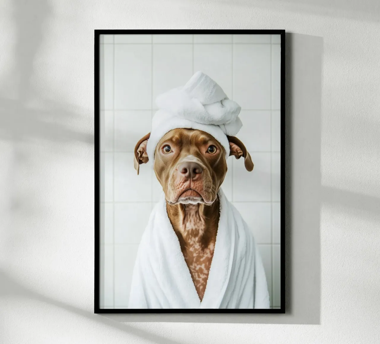 Benessere dei Pitbull poster da Carinaprint
