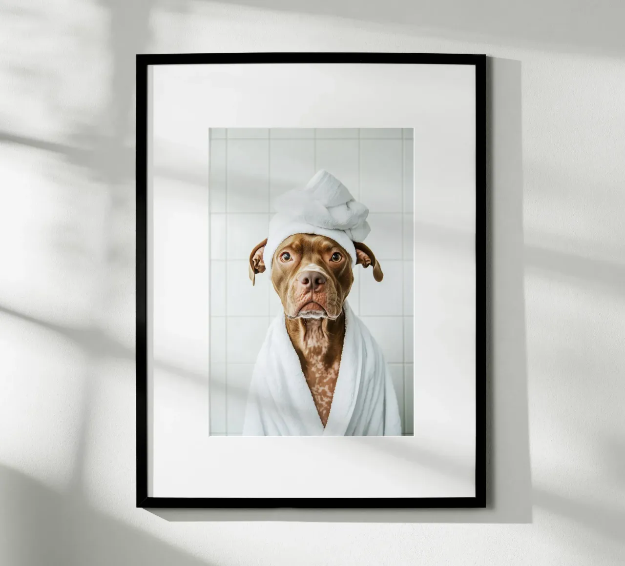 Benessere dei Pitbull poster da Carinaprint
