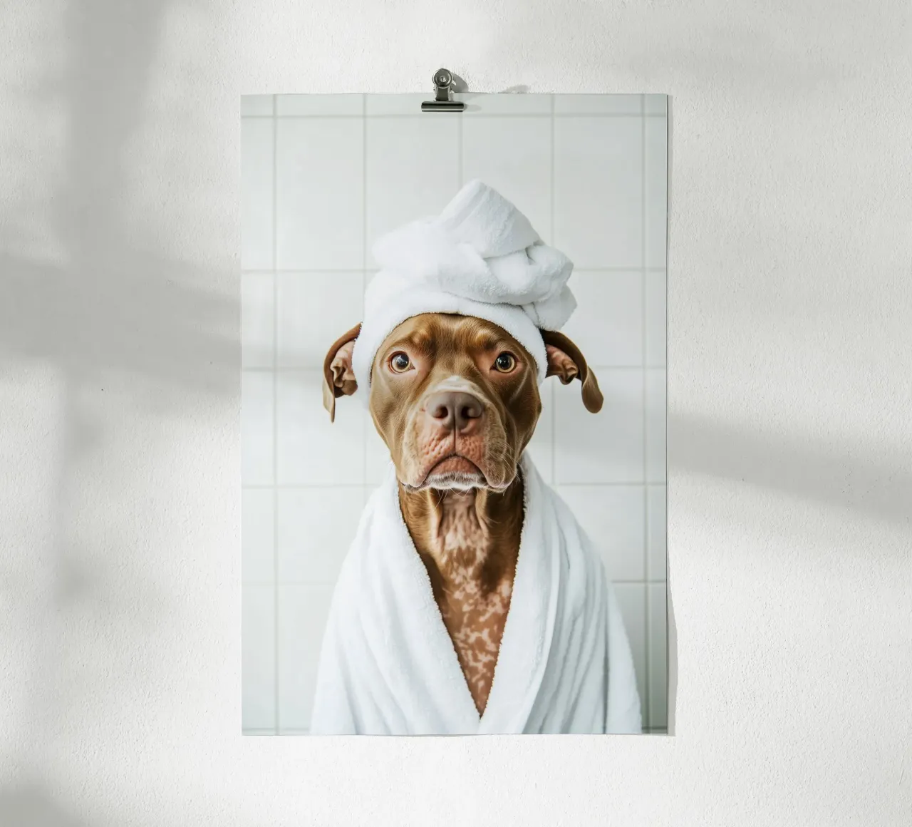 Benessere dei Pitbull poster da Carinaprint