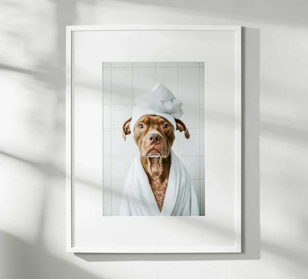 Benessere dei Pitbull poster da Carinaprint