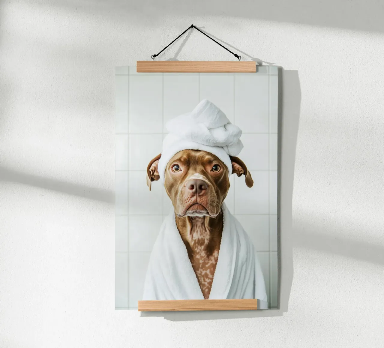 Benessere dei Pitbull poster da Carinaprint