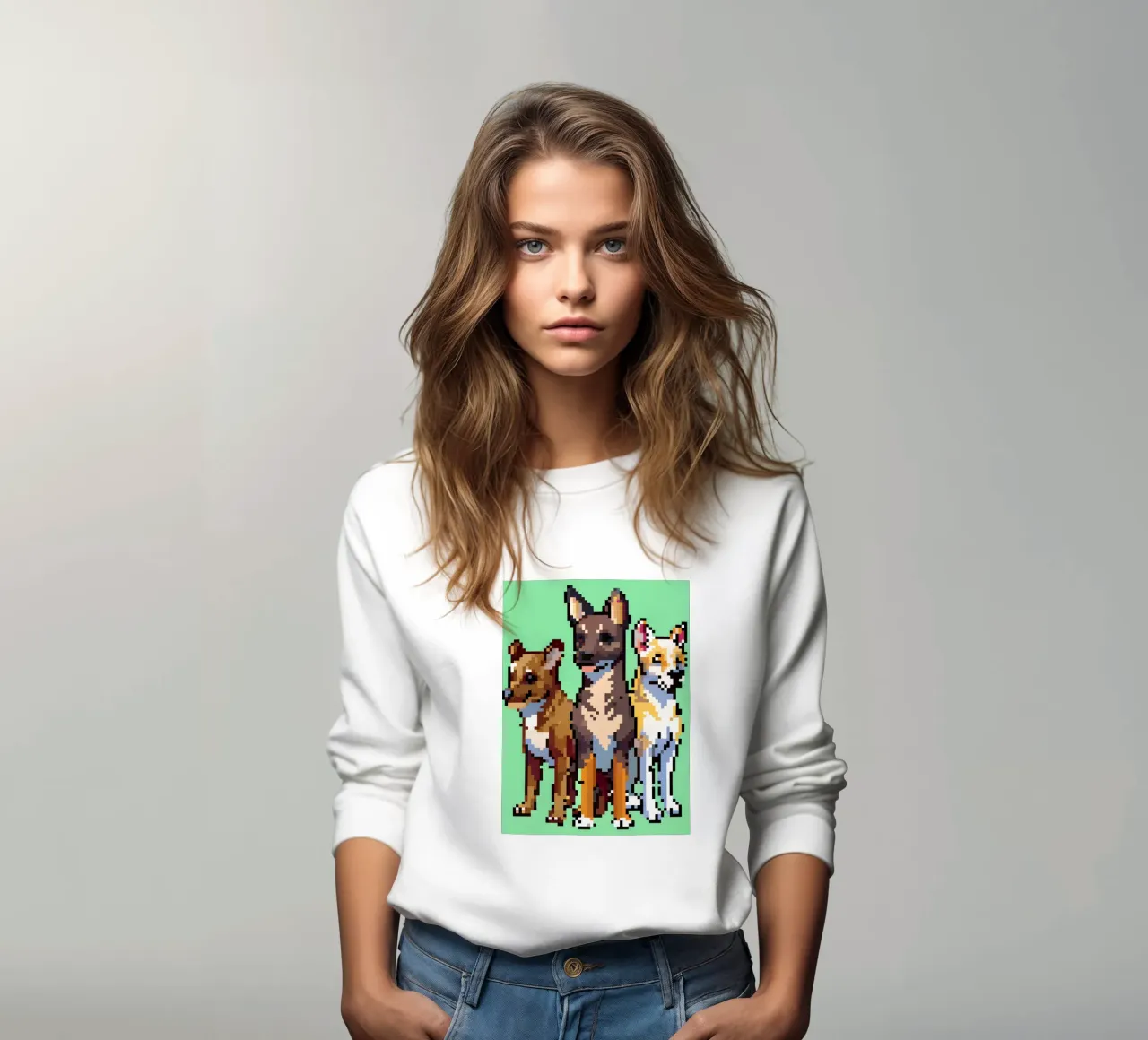 Tre cani felpa da DOG AND CAT