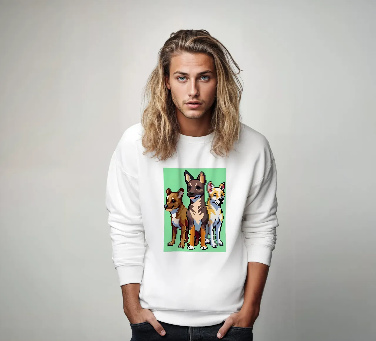 Tre cani felpa da DOG AND CAT