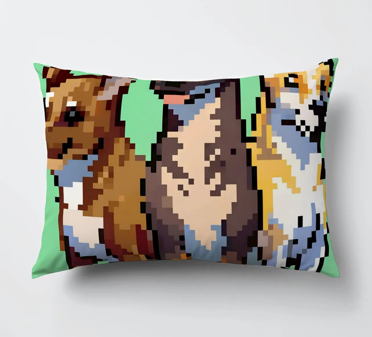 Three Dogs decorative cushion by DOG AND CAT