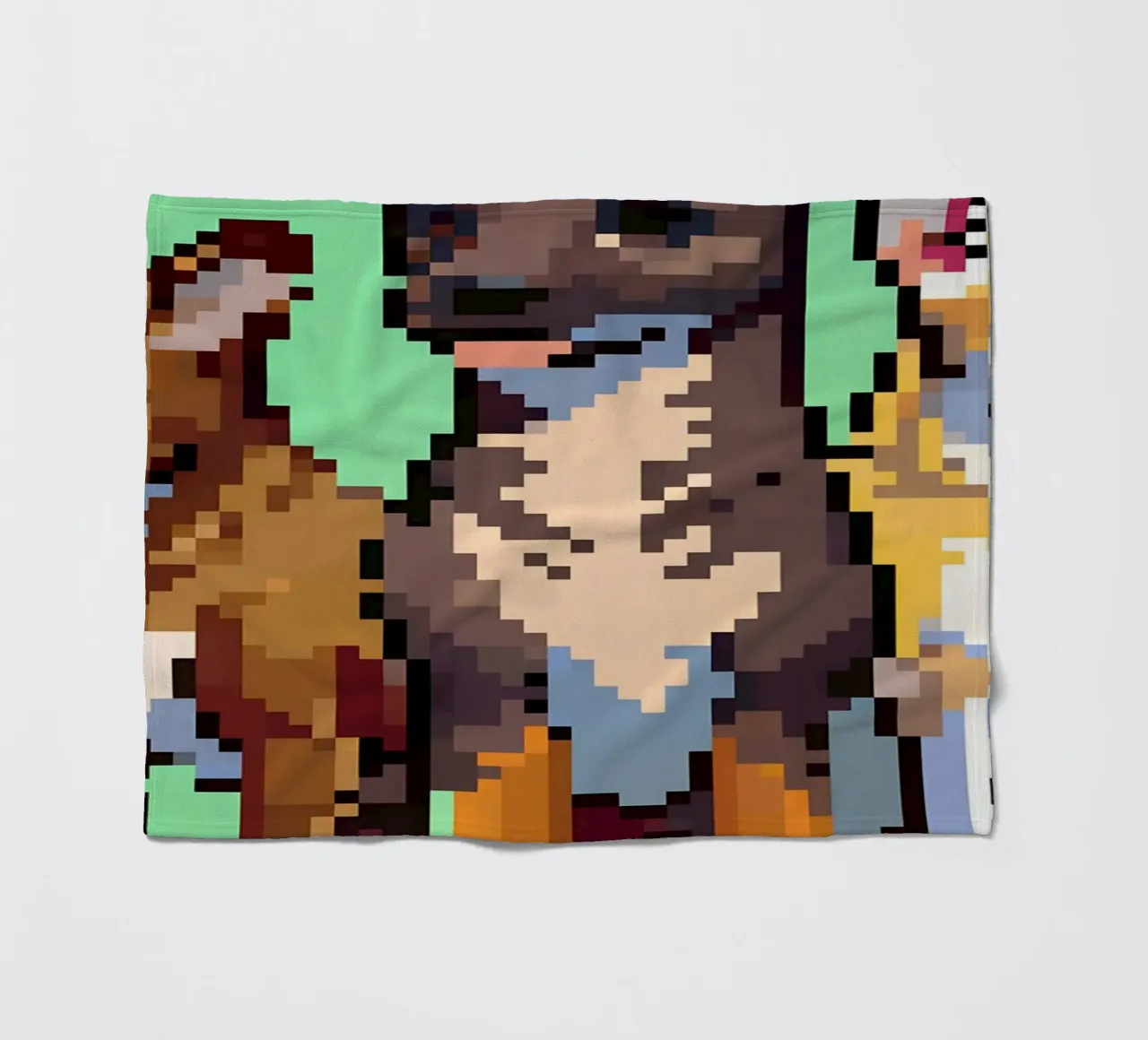 Three Dogs fleece blanket by DOG AND CAT