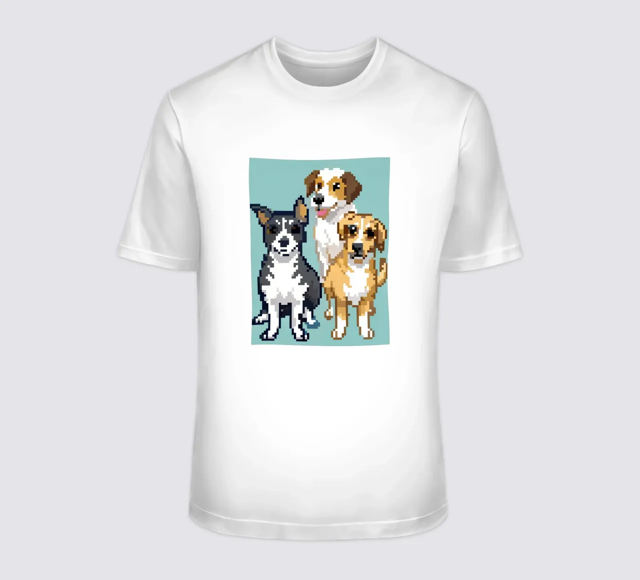 Tre cani t-shirt da DOG AND CAT