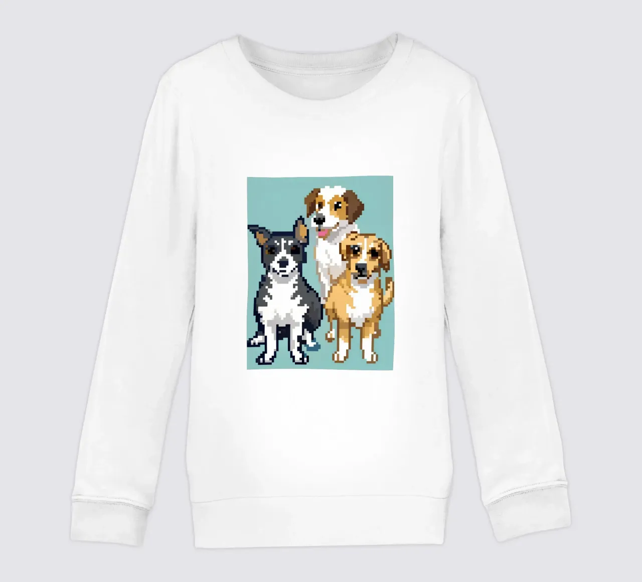 Tre cani felpa bambino da DOG AND CAT