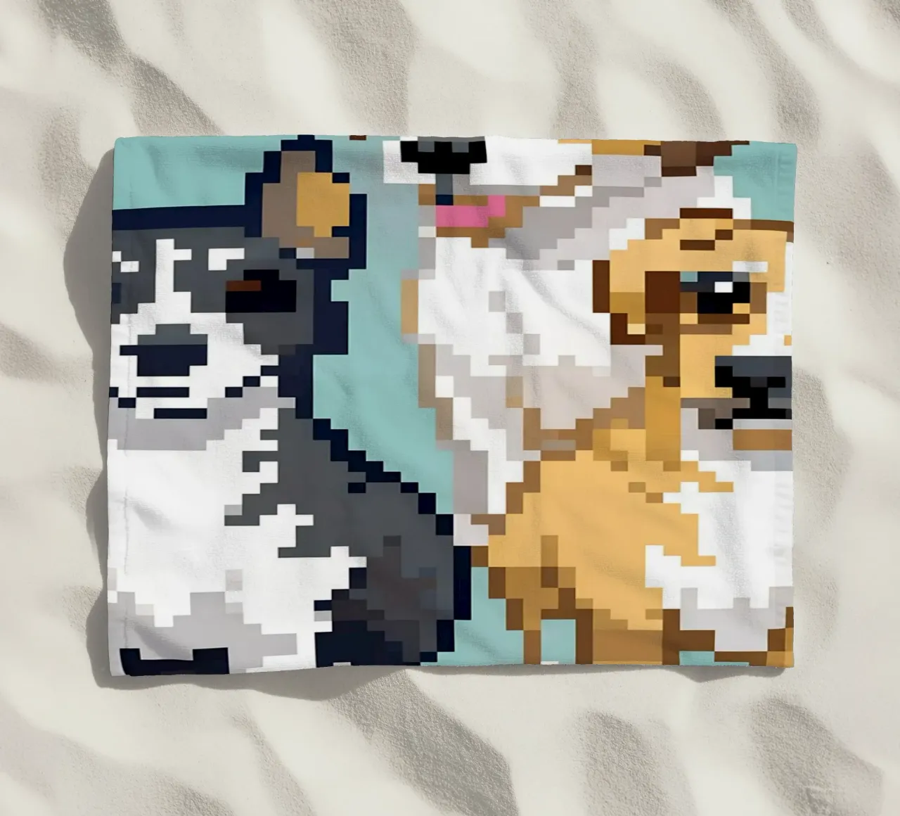 Tre cani telo mare da DOG AND CAT
