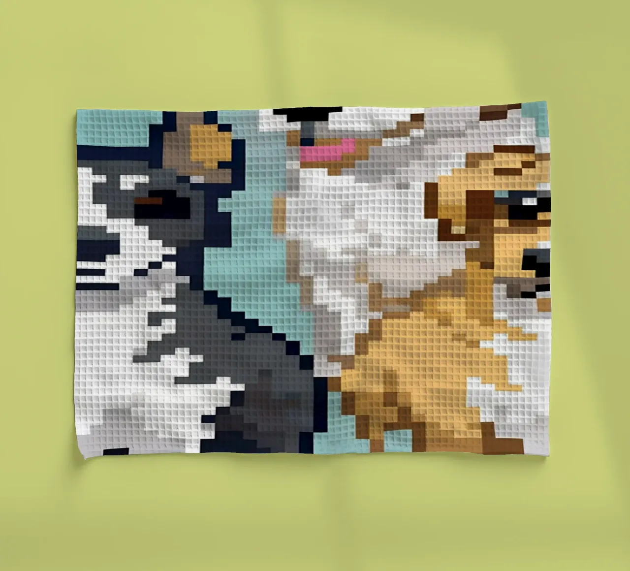 Tre cani canovaccio da cucina da DOG AND CAT