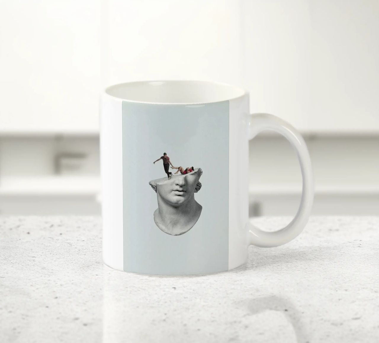 Get Out of My Head taza de cerámica de Maarten Léon
