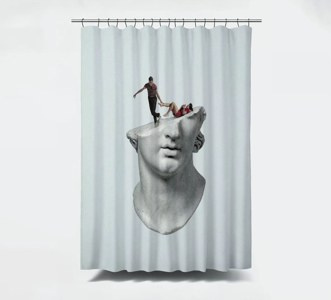 Get Out of My Head cortina de baño de Maarten Léon