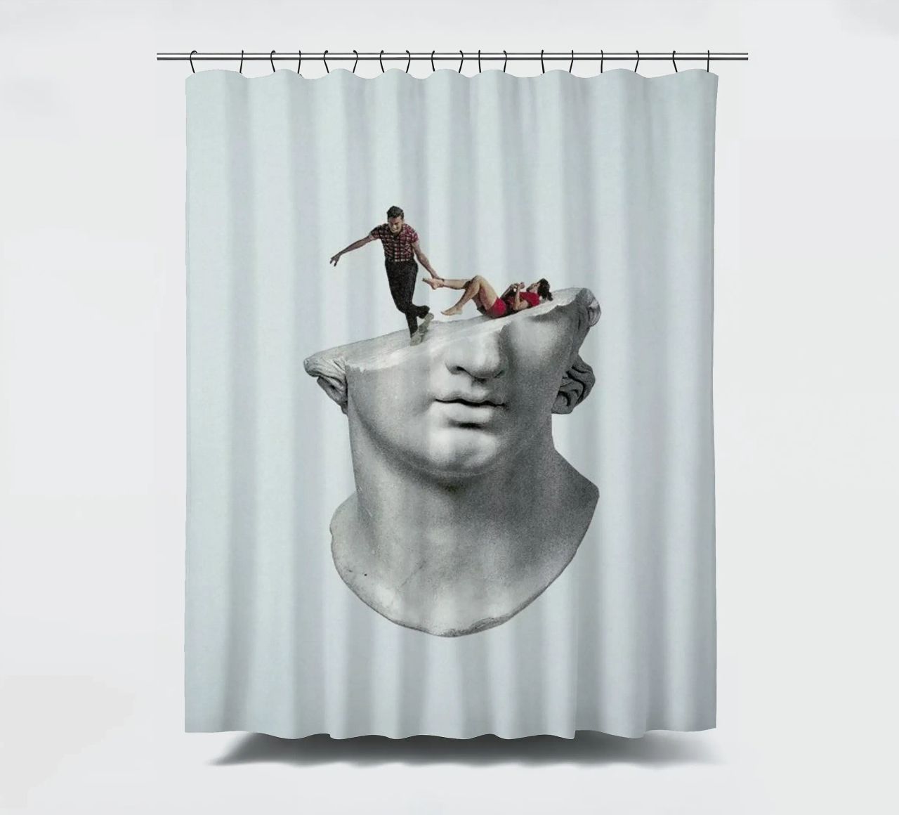 Get Out of My Head cortina de baño de Maarten Léon