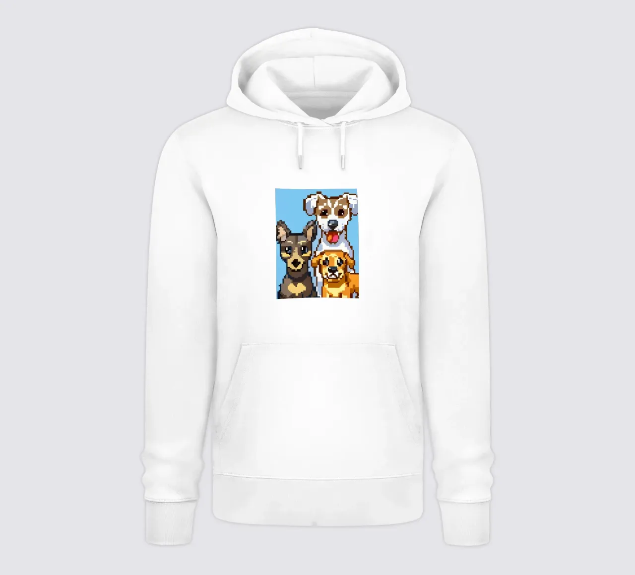 Tre cani felpa con cappuccio da DOG AND CAT