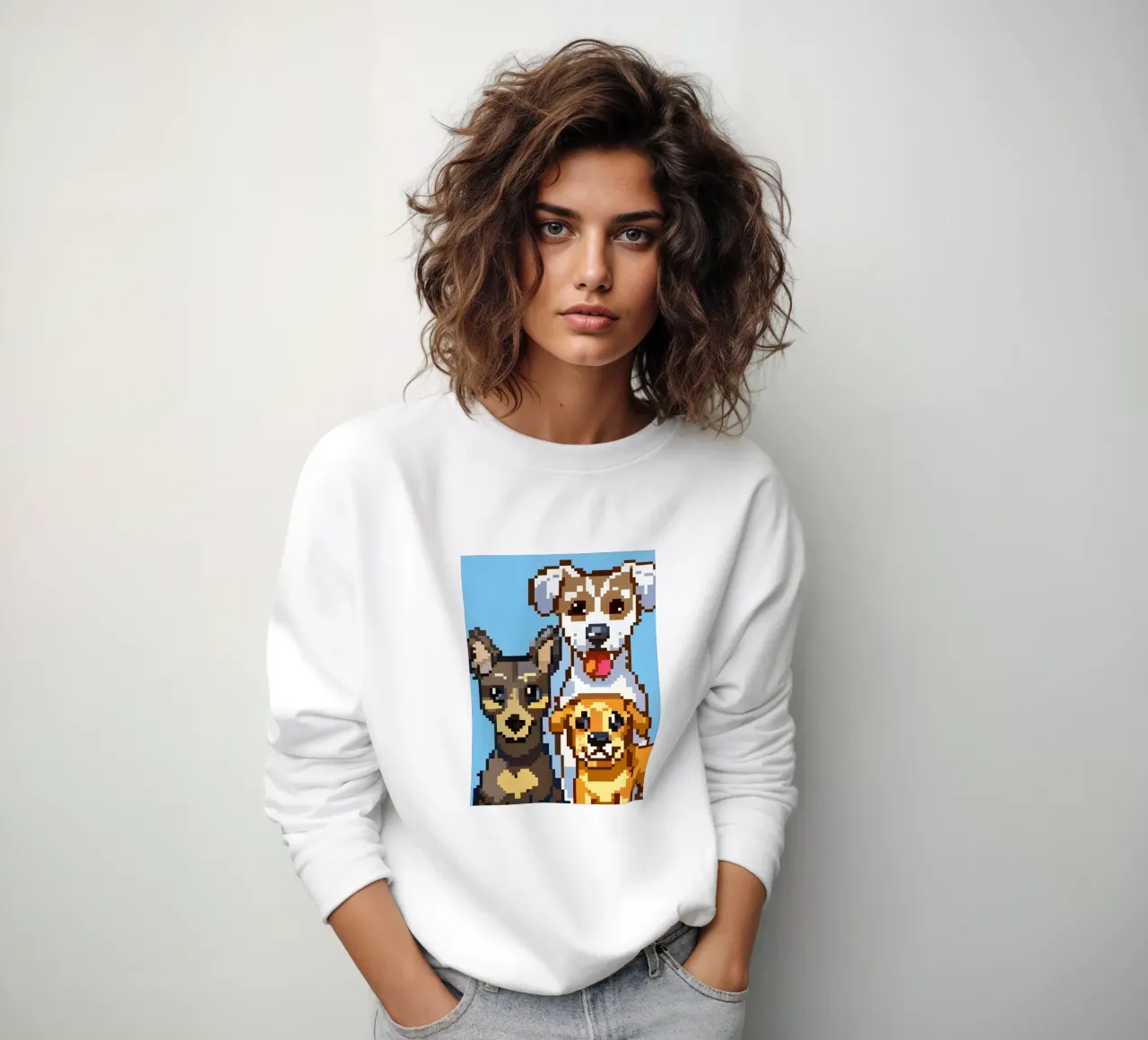 Tre cani felpa da DOG AND CAT