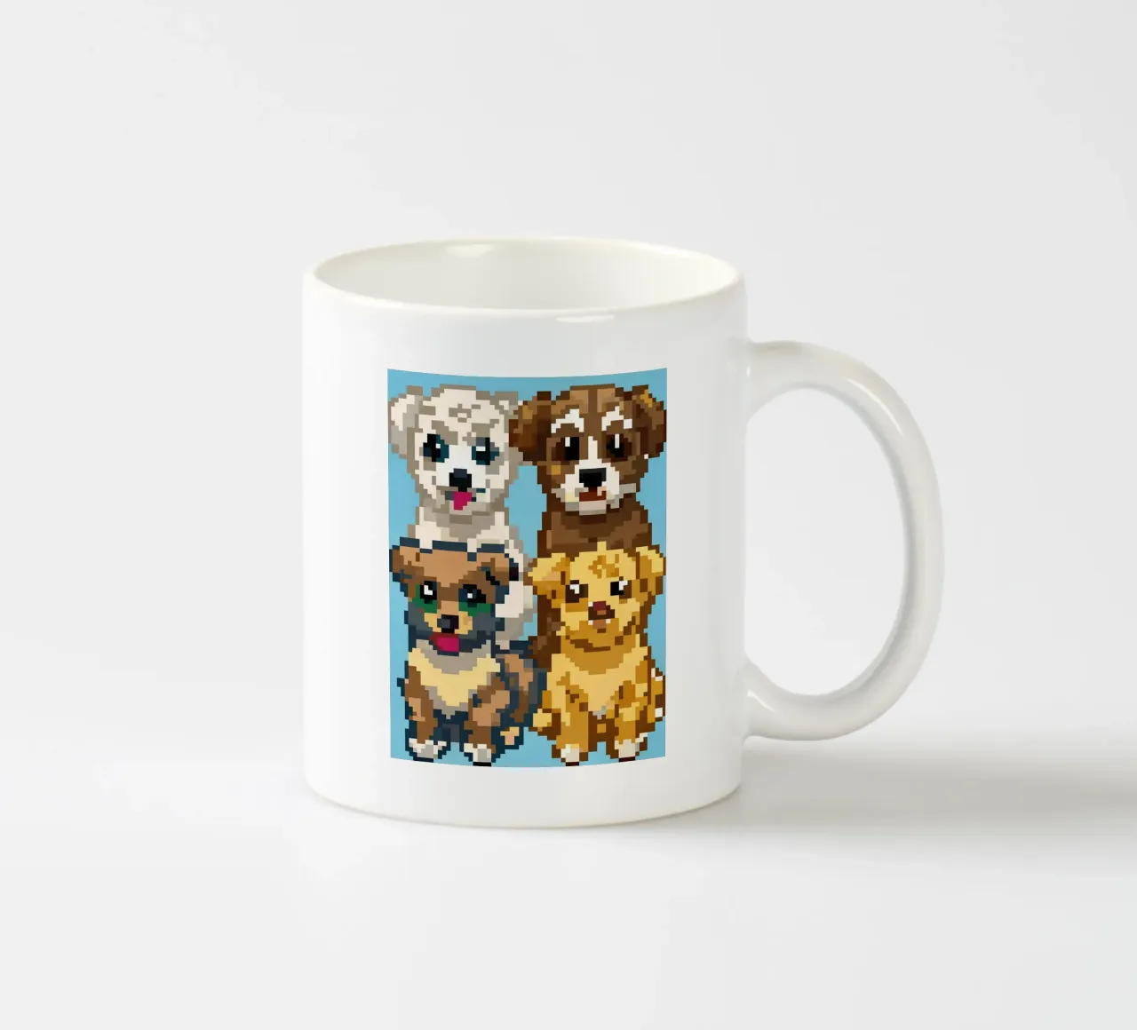 Quattro cuccioli tazza in ceramica da DOG AND CAT