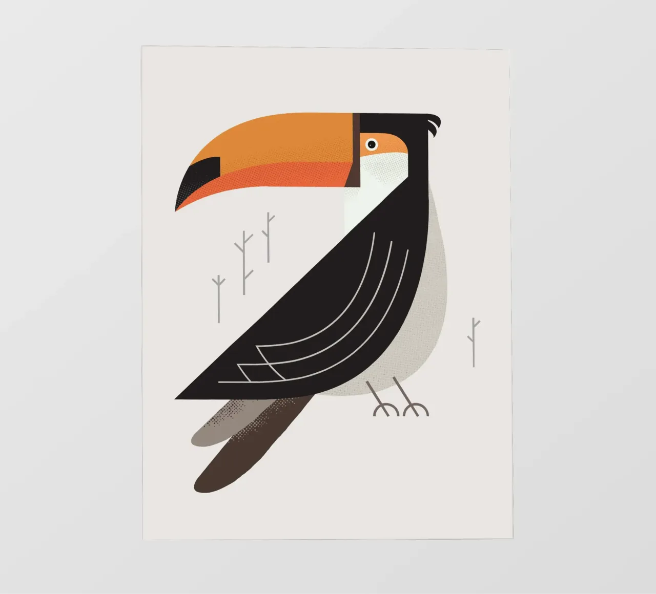 Tucano, uccello del Sud America pellicola backlit da The Printed Sparrow