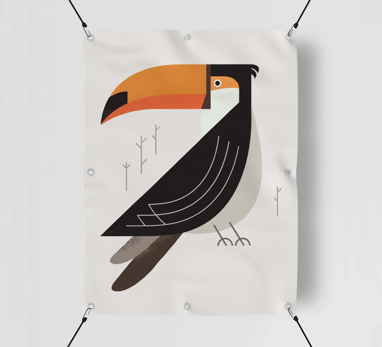 Toucan, Bird of South America pvc cover by The Printed Sparrow