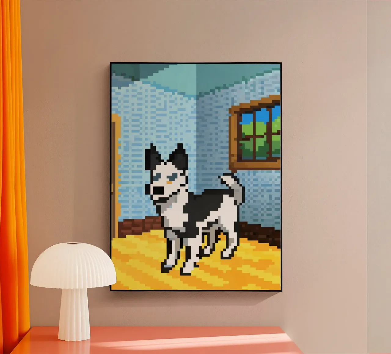 Cane bianco da interno plexiglass da DOG AND CAT