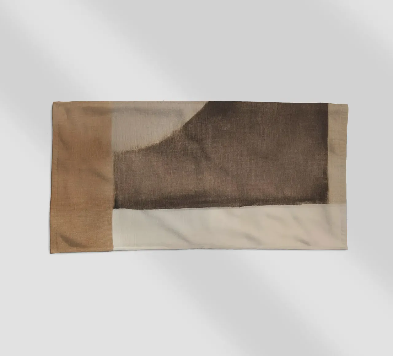 Arte astratta minimalista e terrena telo mare da Melloi Art Print