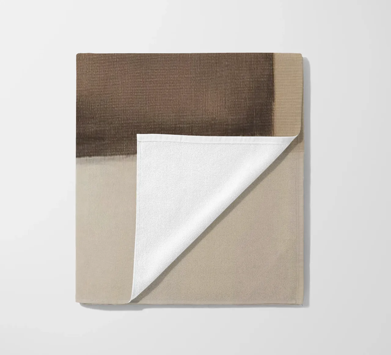 Arte astratta minimalista e terrena telo mare da Melloi Art Print