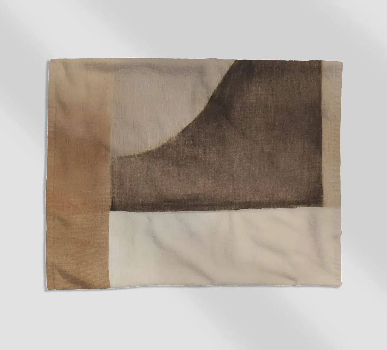 Arte astratta minimalista e terrena telo mare da Melloi Art Print