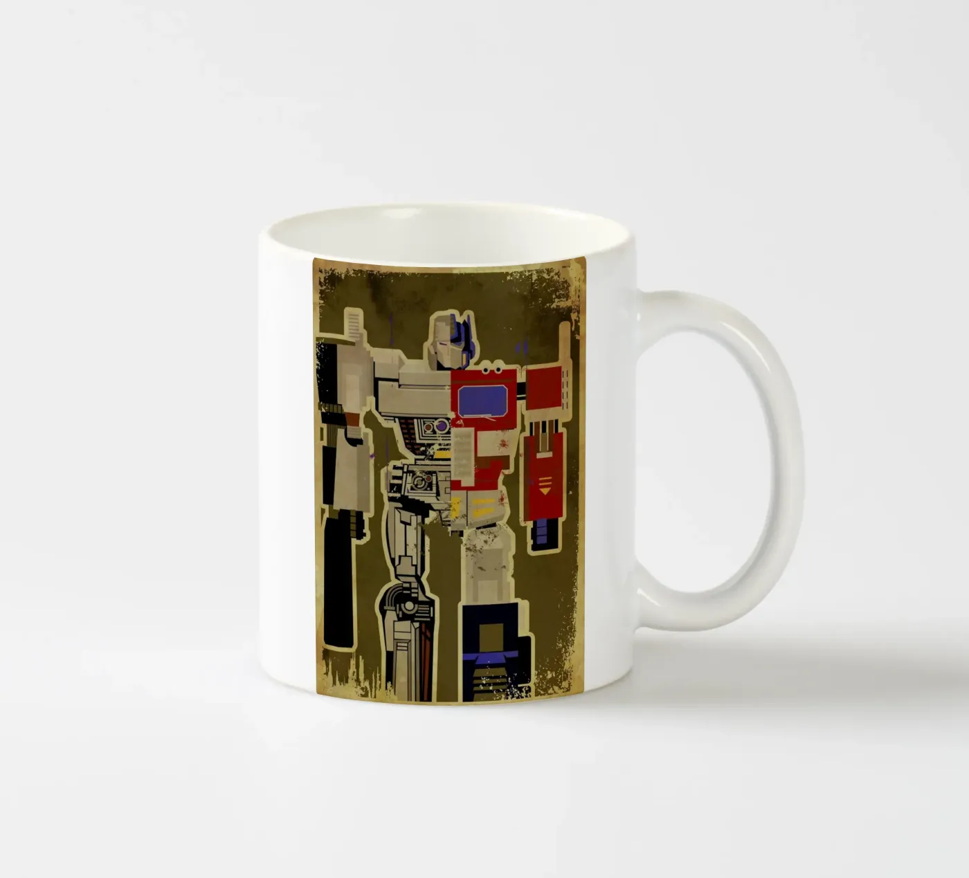 Optimus Mega ceramic mug by Danny Haas
