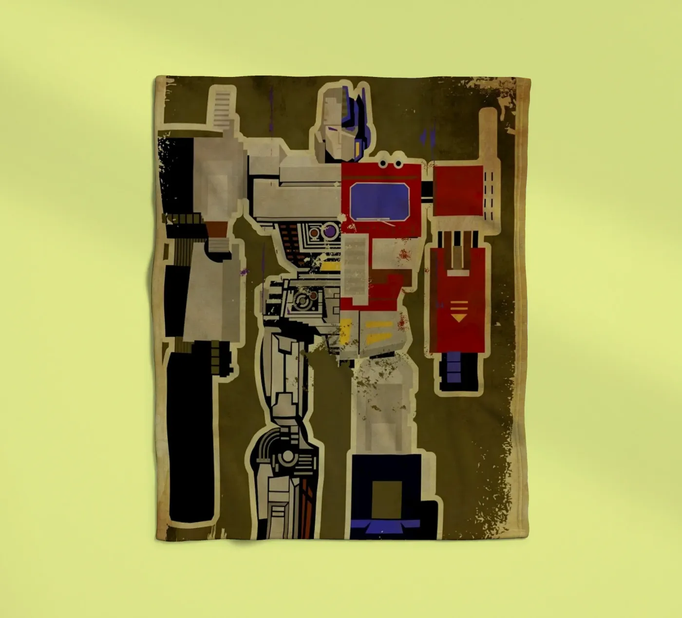 Optimus Mega fleecedeken van Danny Haas