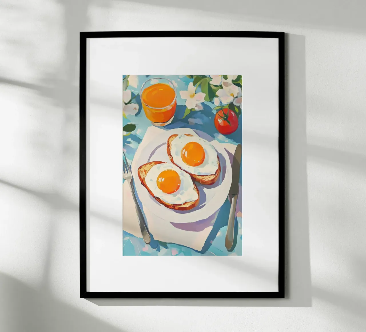 Lebendige Frühstückskunst Hahnemühle von Melloi Art Print
