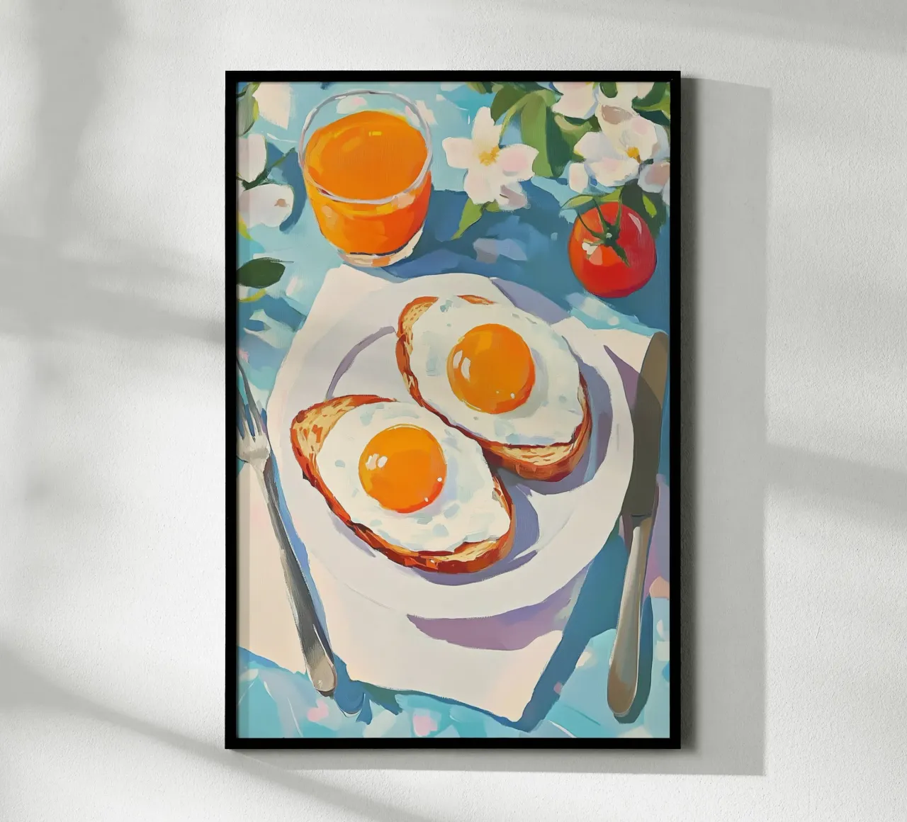 Lebendige Frühstückskunst Hahnemühle von Melloi Art Print
