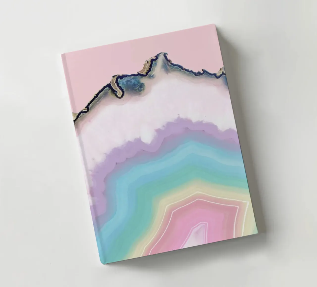 Rainbow Agate notebook by cafelab