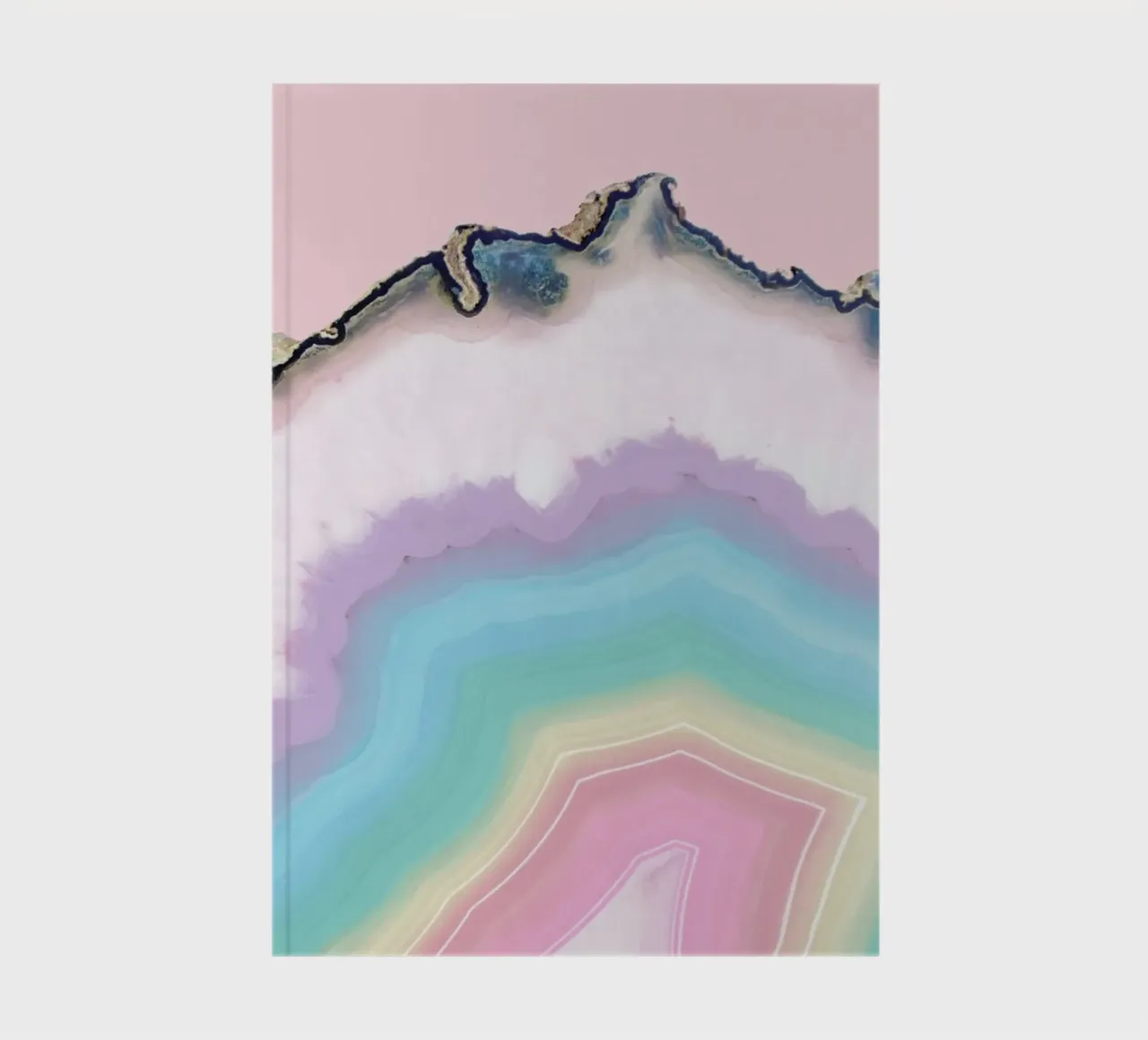 Rainbow Agate notebook by cafelab